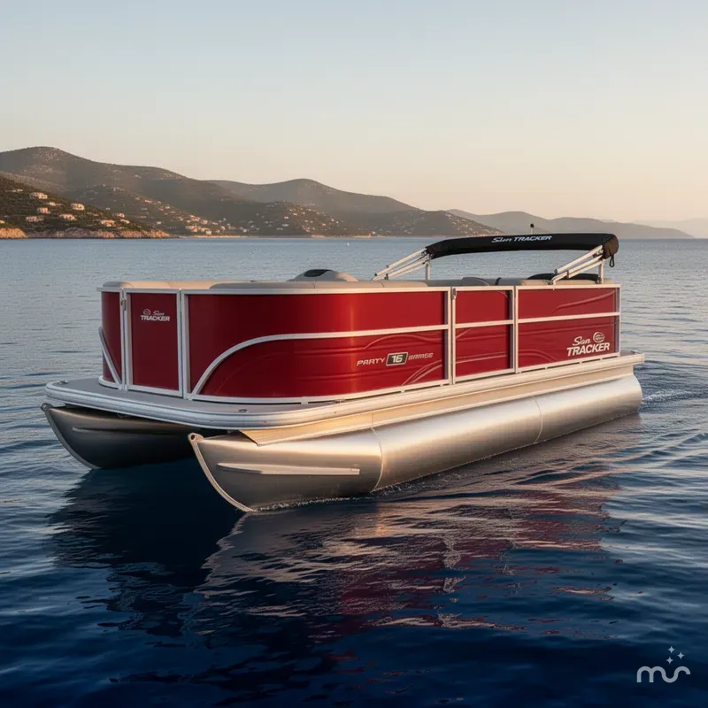 The Image of Sun Tracker Party Barge 16 DLX 2026 - 0