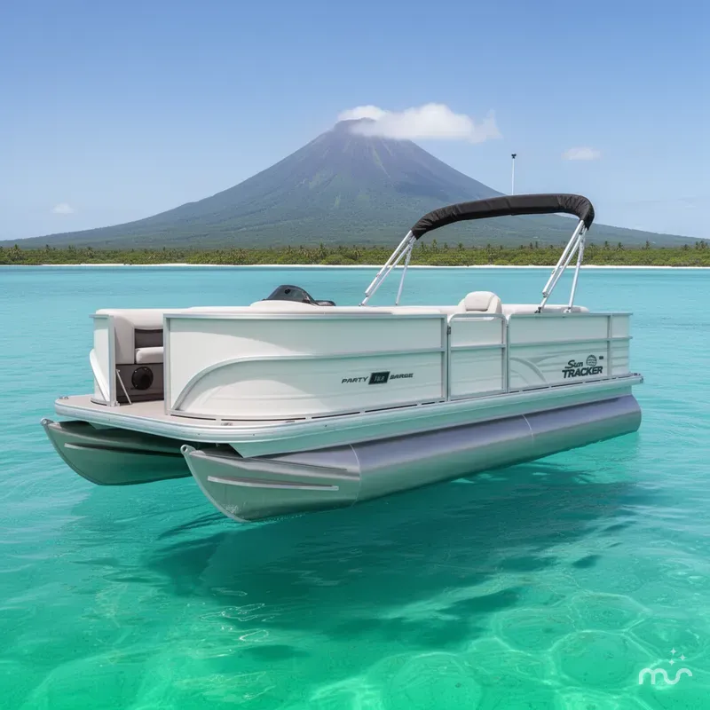 The Image of Sun Tracker Party Barge 18 DLX 2026 - 0