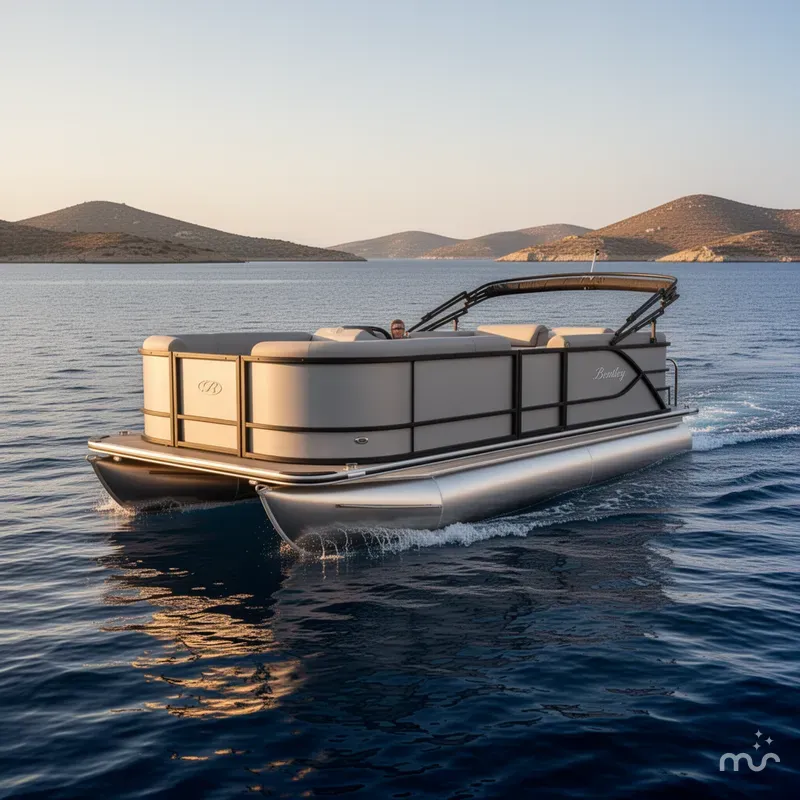 Slide: The Image of Bentley Pontoons LE 200 CW 2026 - 2