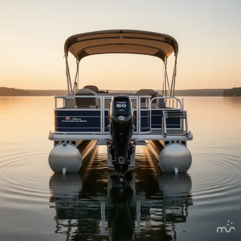 Slide: The Image of Sun Tracker Bass Buggy 18 DLX w/60HP CT 4 Stroke 2023 - 2