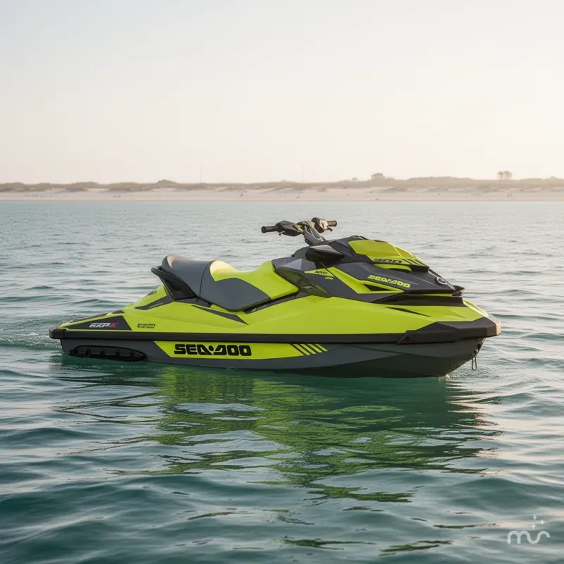 Slide: The Image of Sea-Doo RXP-X 300 Neon Yellow And Lava Grey 2019 - 0