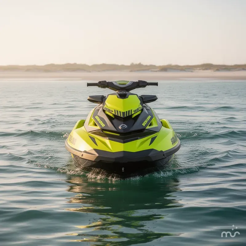 Slide: The Image of Sea-Doo RXP-X 300 Neon Yellow And Lava Grey 2019 - 1