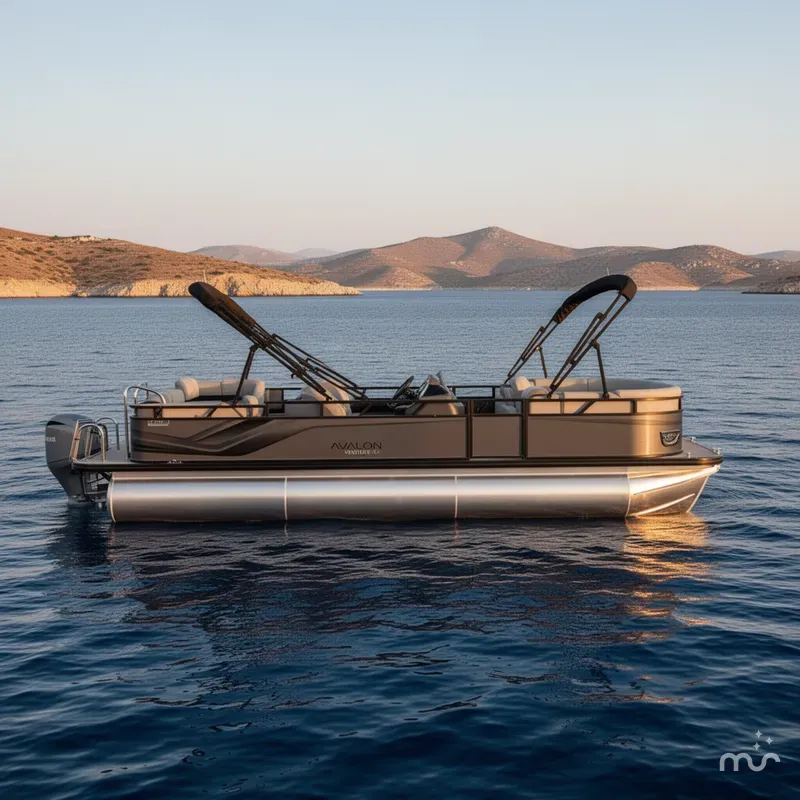 Slide: The Image of Avalon Venture 85 Rear Fish - 23' 2025 - 2