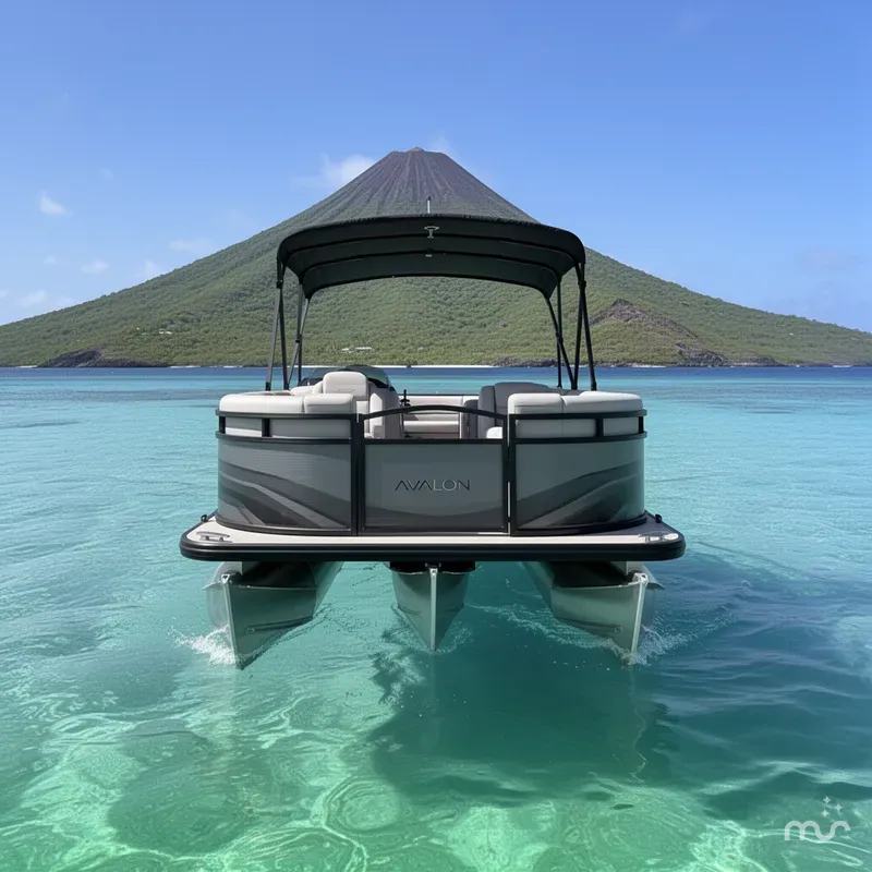 Slide: The Image of Avalon Venture 85 Rear Fish - 23' 2025 - 3