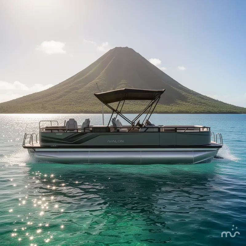 Slide: The Image of Avalon Venture 85 Rear Fish - 23' 2025 - 4