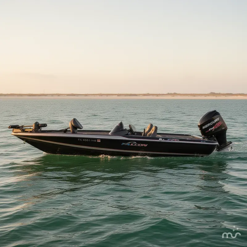 Slide: The Image of Falcon Boats F215 2019 - 2