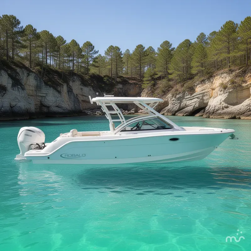 Slide: The Image of Robalo R317 Dual Console 2025 - 2