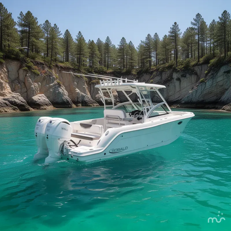 Slide: The Image of Robalo R317 Dual Console 2025 - 3