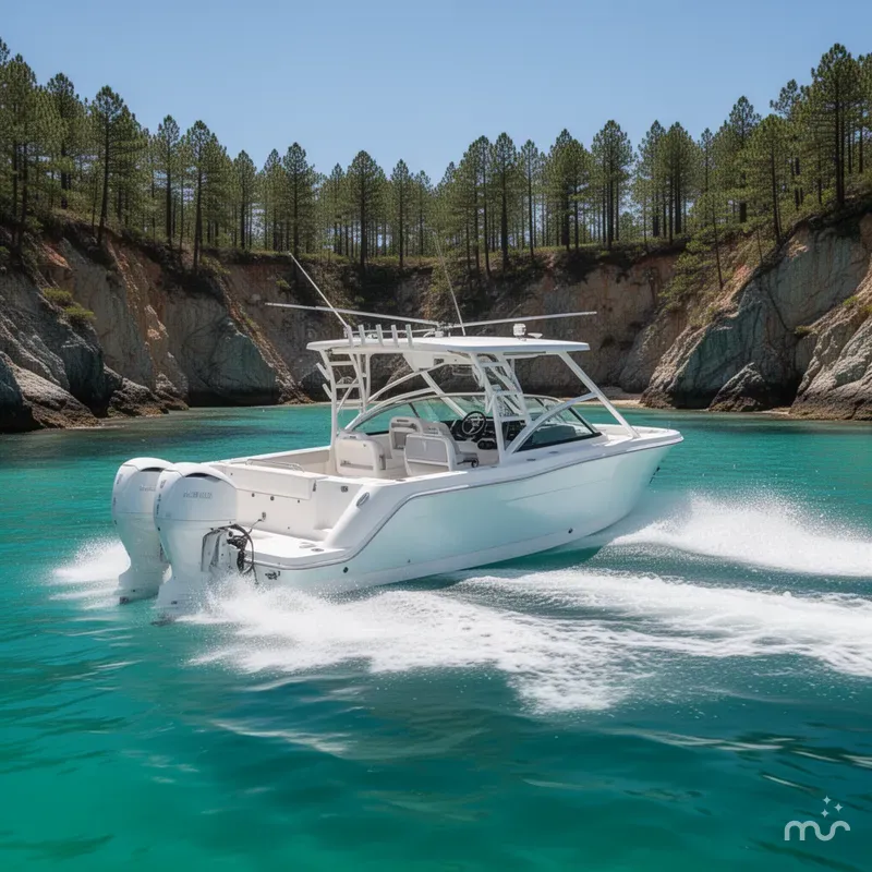 Slide: The Image of Robalo R317 Dual Console 2025 - 4
