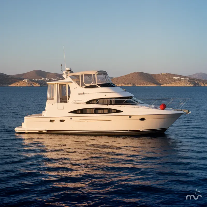 Slide: The Image of Carver Yachts 444 Cockpit Motor Yacht 2004 - 2