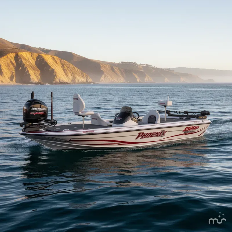 Slide: The Image of Phoenix Bass Boat 721 Pro XP DC w/ 250HP Mercury Optimax! 2018 - 0