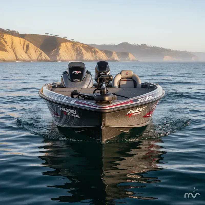 Slide: The Image of Phoenix Bass Boat 721 Pro XP DC w/ 250HP Mercury Optimax! 2018 - 1
