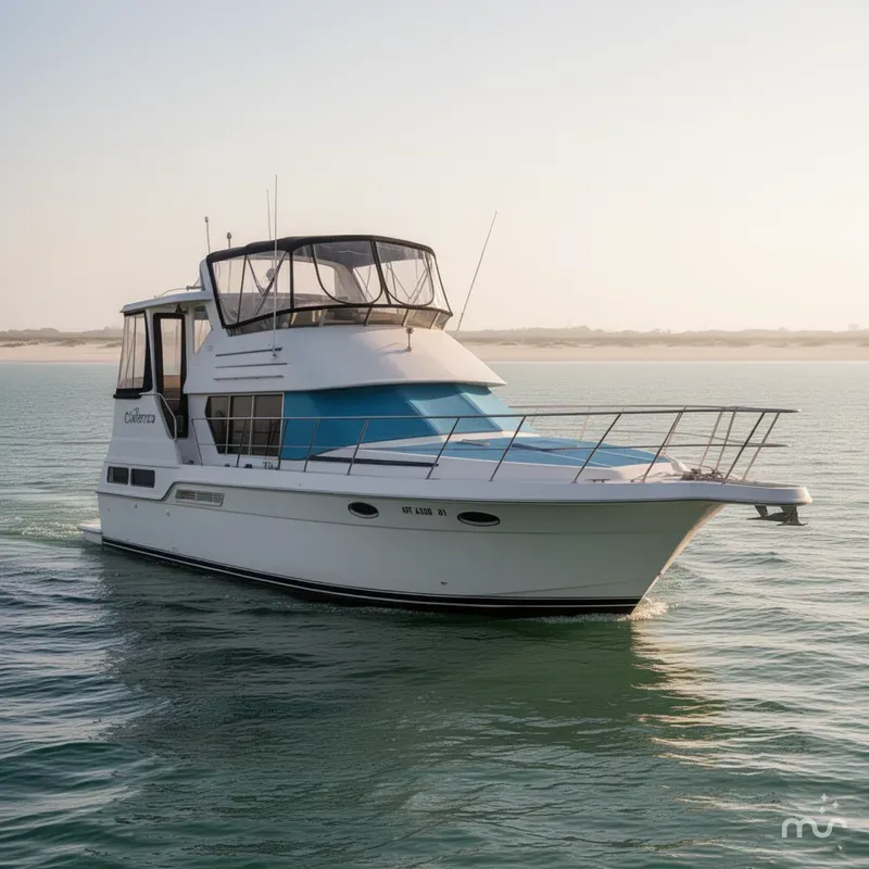 Slide: The Image of Carver 355 Aft Cabin Motor Yacht 1997 - 0