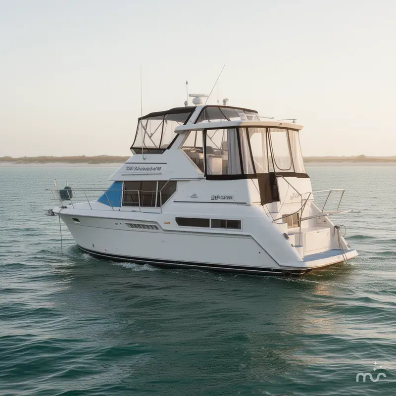 Slide: The Image of Carver 355 Aft Cabin Motor Yacht 1997 - 1