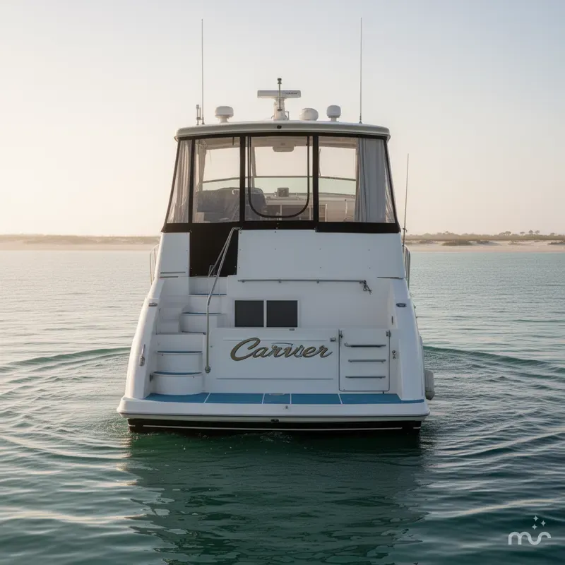 Slide: The Image of Carver 355 Aft Cabin Motor Yacht 1997 - 2