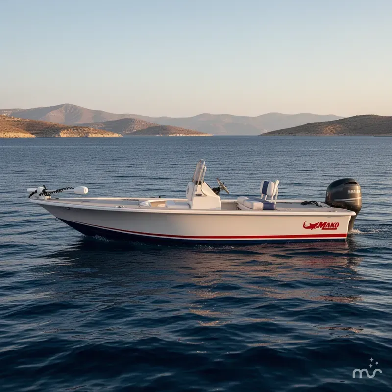 Slide: The Image of Mako 18 Pro Skiff Patriot Edition 2026 - 2