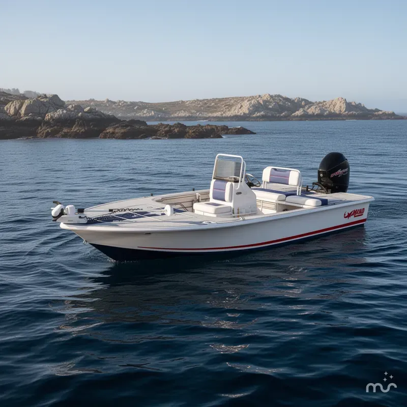 Slide: The Image of Mako 18 Pro Skiff Patriot Edition 2026 - 2