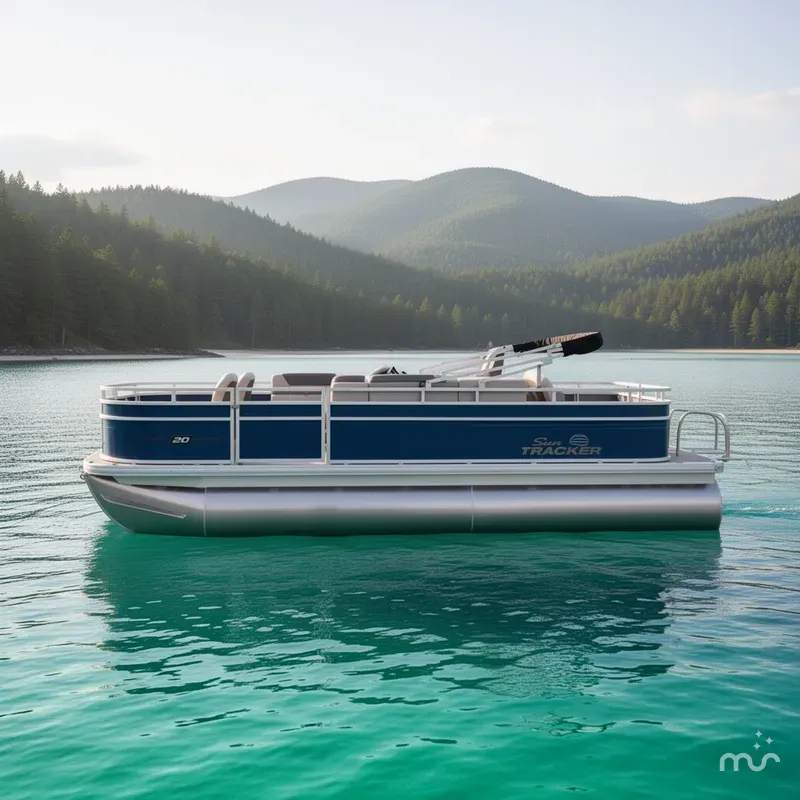 Slide: The Image of Sun Tracker Fishin' Barge 20 DLX 2026 - 2