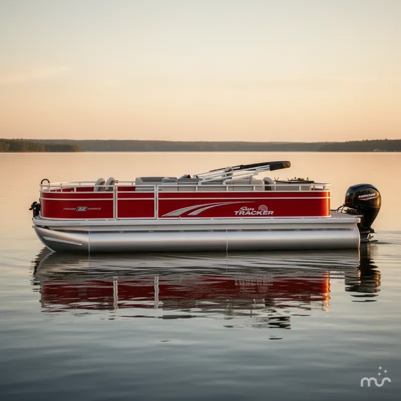 Slide: The Image of Sun Tracker Fishin' Barge 22 DLX 2026 - 0
