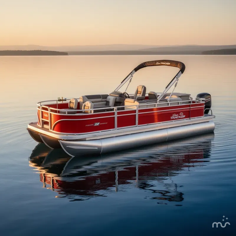 Slide: The Image of Sun Tracker Fishin' Barge 22 DLX 2026 - 2