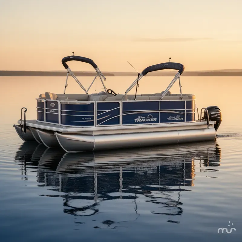 The Image of Sun Tracker Party Barge 16 DLX 2026 - 0