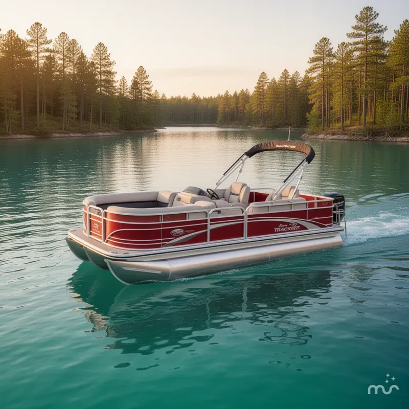 The Image of Sun Tracker Party Barge 18 DLX 2026 - 0