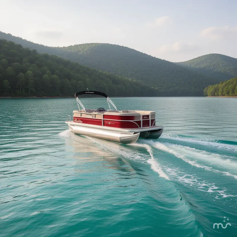 Slide: The Image of Sun Tracker Party Barge 18 DLX 2026 - 4