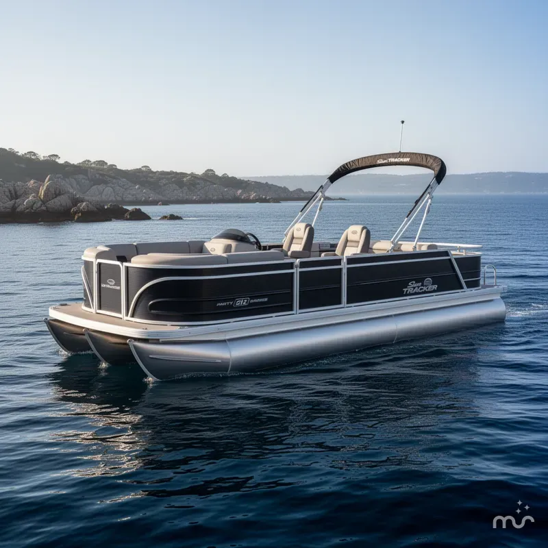 The Image of Sun Tracker Party Barge 22 RF DLX 2026 - 0