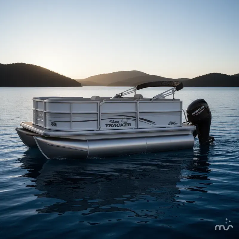 The Image of Sun Tracker Party Barge 16 DLX 2026 - 0