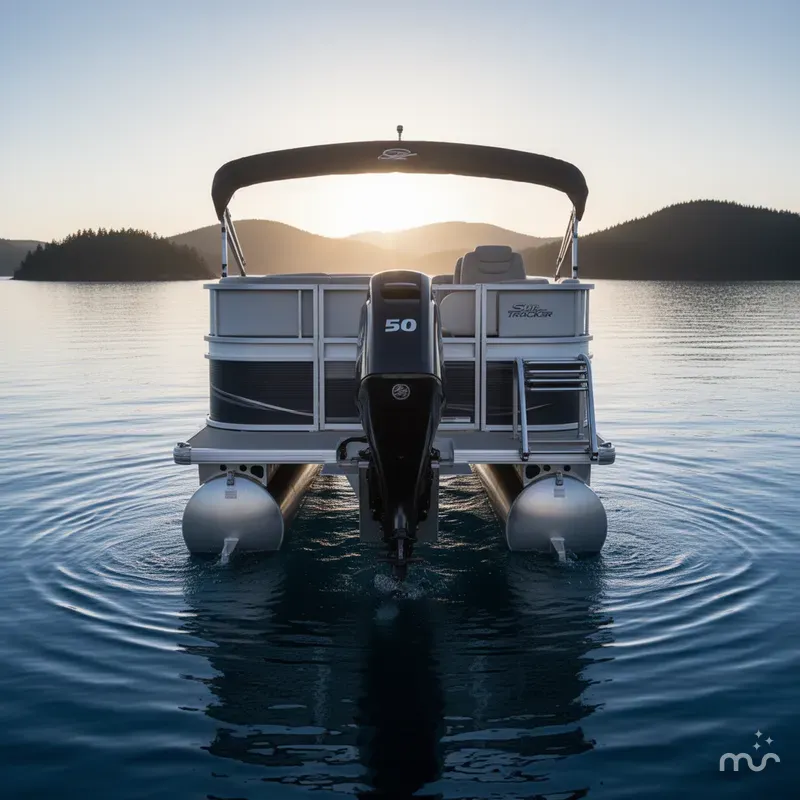 Slide: The Image of Sun Tracker Party Barge 16 DLX 2026 - 3