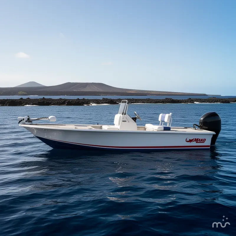Slide: The Image of Mako 18 Pro Skiff Patriot Edition 2026 - 2