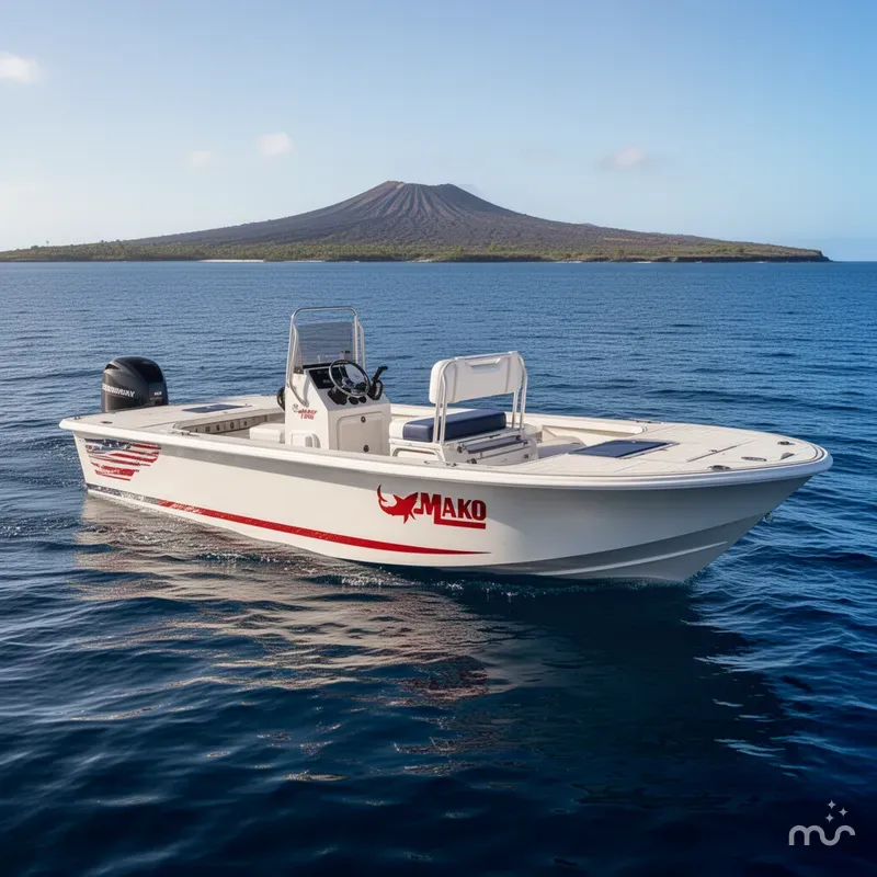 Slide: The Image of Mako 18 Pro Skiff Patriot Edition 2026 - 2