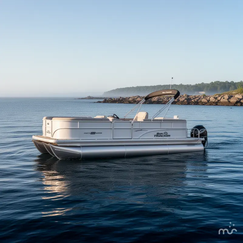 Slide: The Image of Sun Tracker Party Barge 22 XP3 2026 - 2