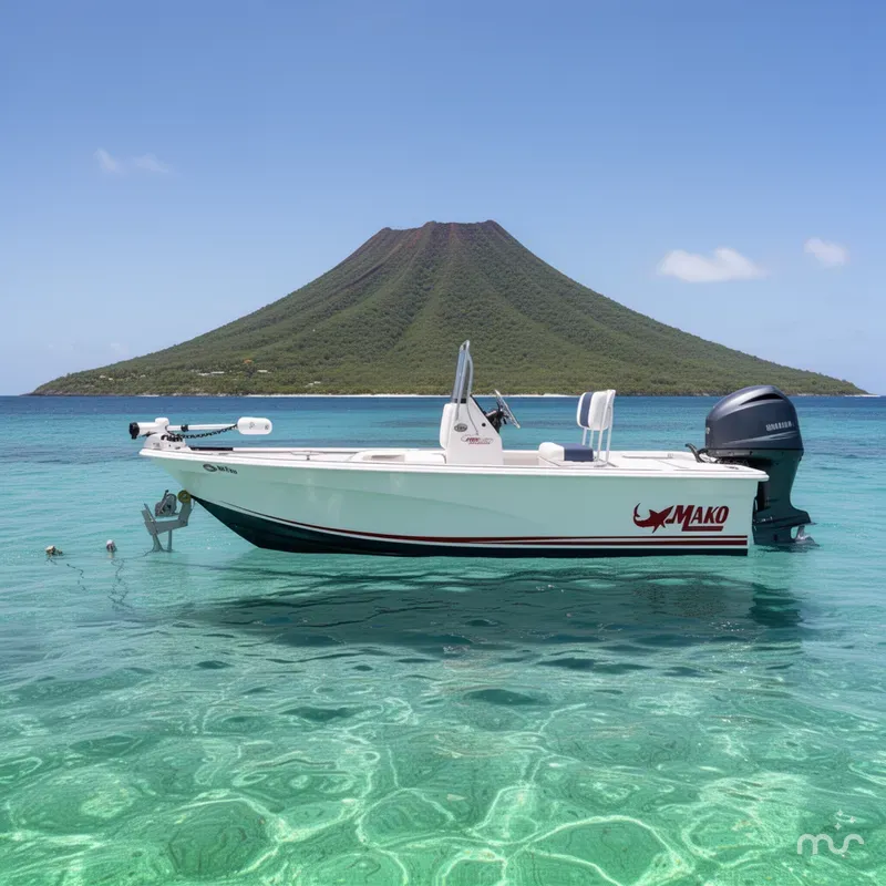 Slide: The Image of Mako 18 Pro Skiff Patriot Edition 2026 - 2