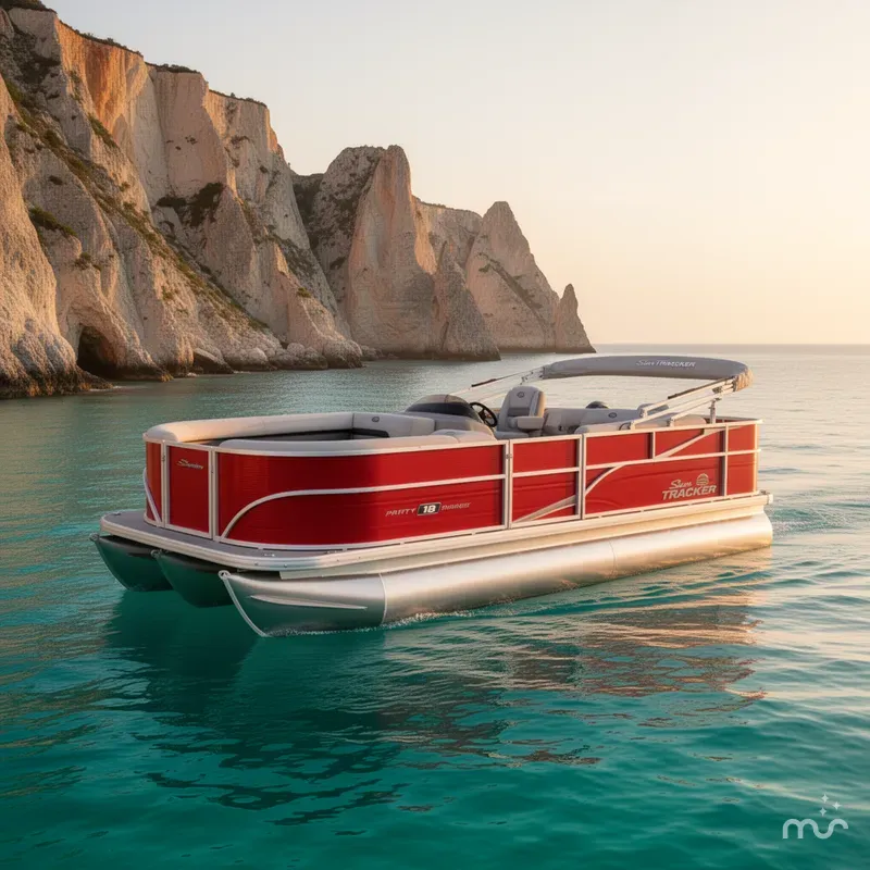 The Image of Sun Tracker Party Barge 18 DLX 2026 - 0