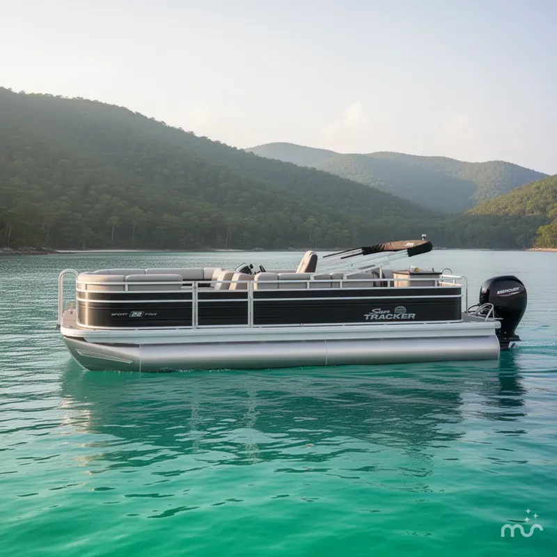 Slide: The Image of Sun Tracker SportFish 22 DLX 2026 - 2