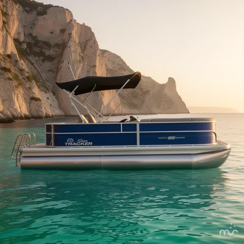 Slide: The Image of Sun Tracker Party Barge 20 DLX 2026 - 2