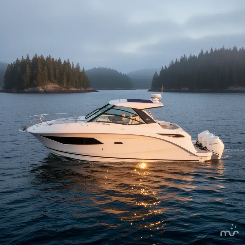 Slide: The Image of Sea Ray Sundancer 320 Outboard 2021 - 4