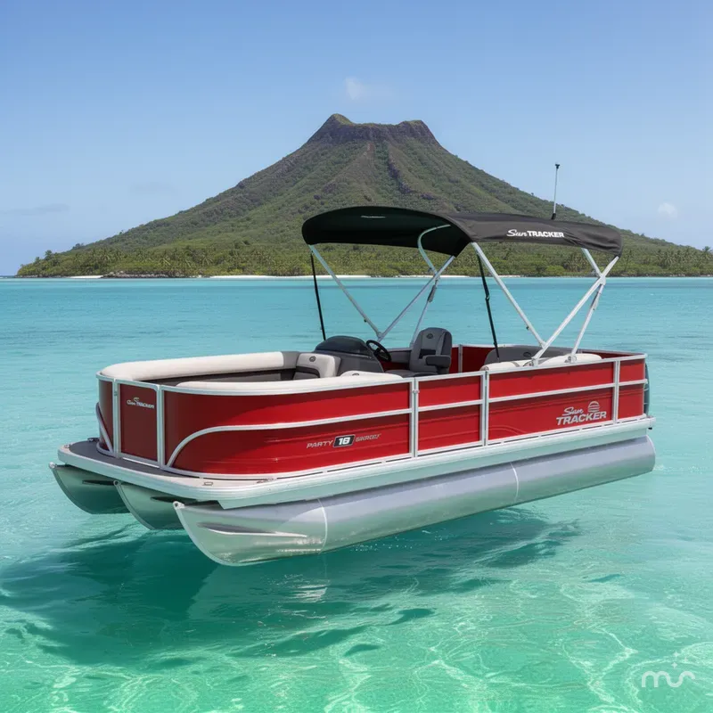 The Image of Sun Tracker Party Barge 18 DLX 2026 - 0
