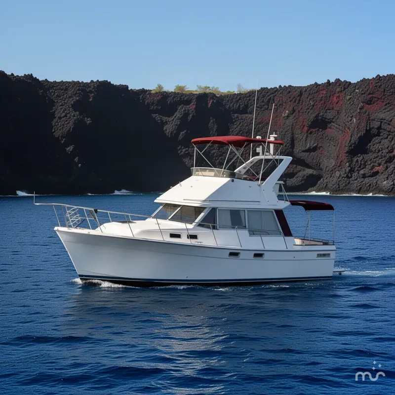 Slide: The Image of Bayliner 3288 Motoryacht 1989 - 2