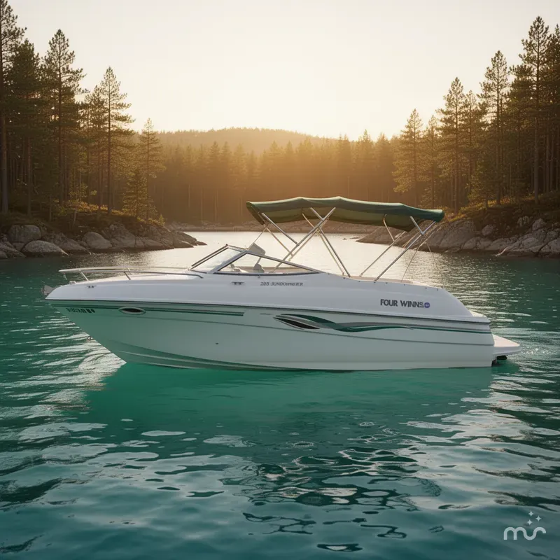 Slide: The Image of Four Winns 205 Sundowner 1998 - 2