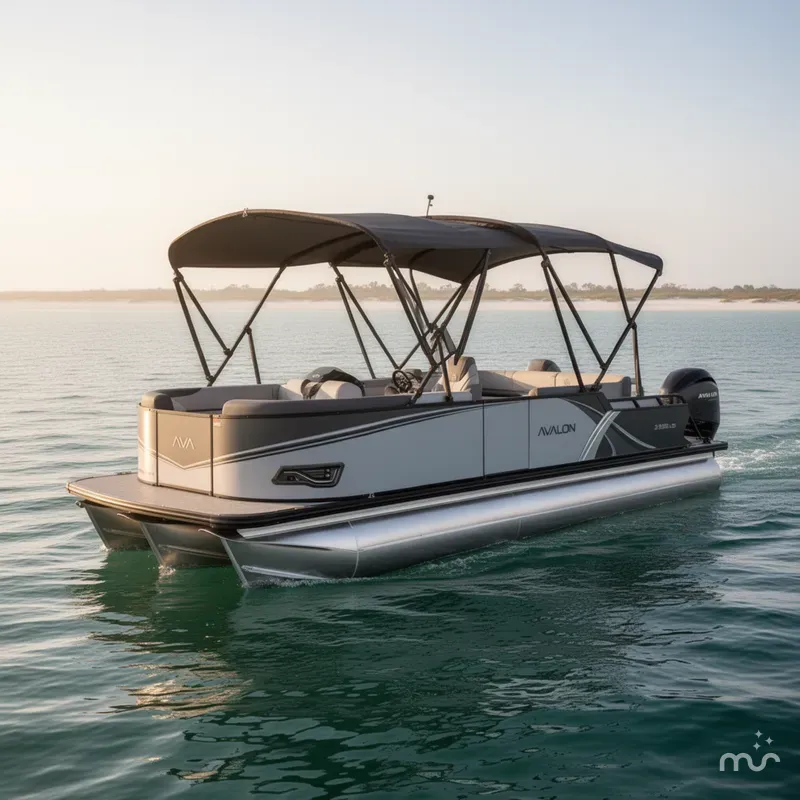 Slide: The Image of Avalon 2385 LSZ Quad Lounger Shift, Tri Toon, High Performance 2025 - 0