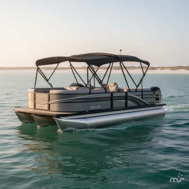 Slide: The Image of Avalon 2385 LSZ Quad Lounger Shift, Tri Toon, High Performance 2025 - 1