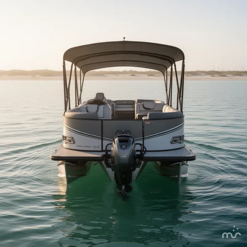 Slide: The Image of Avalon 2385 LSZ Quad Lounger Shift, Tri Toon, High Performance 2025 - 2
