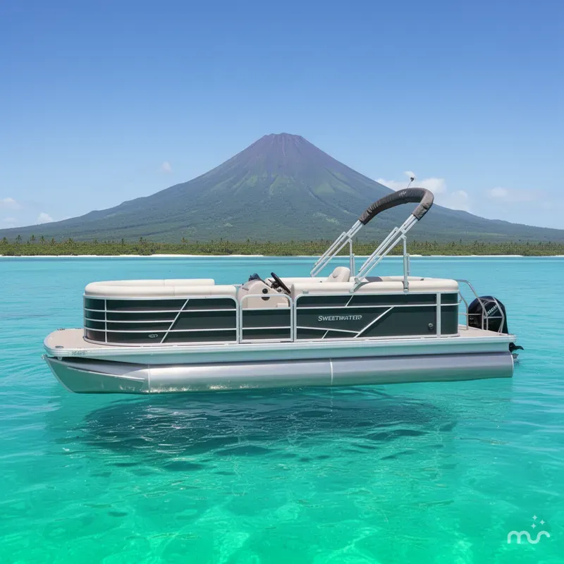 Slide: The Image of Sweetwater 2023 Sweetwater 2086 Cruise Pontoon $27995 2023 - 2