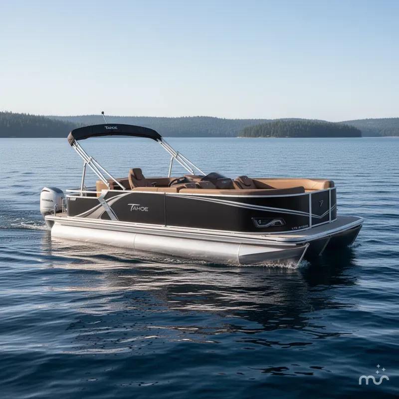 Slide: The Image of Tahoe LTZ 2185 Cruise Pontoon & Honda 4-Stroke EFI 2026 - 0