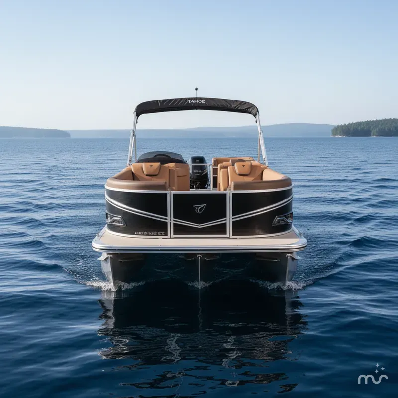 Slide: The Image of Tahoe LTZ 2185 Cruise Pontoon & Honda 4-Stroke EFI 2026 - 2