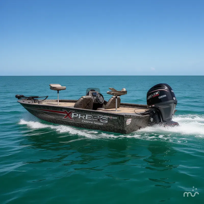 Slide: The Image of Xpress Hyper-Lift Crappie Series H18 2026 - 1