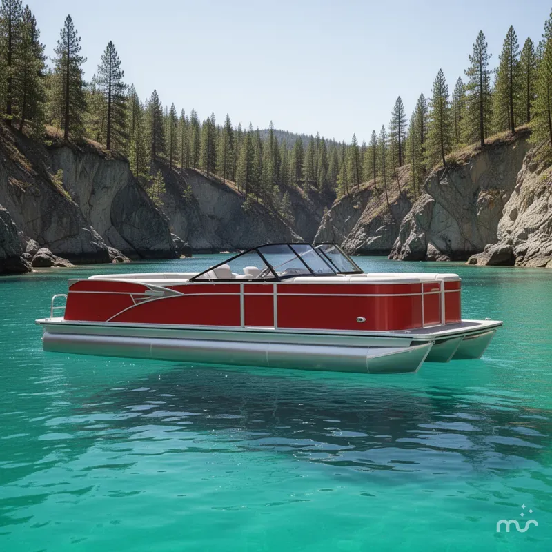 Slide: The Image of Avalon Catalina Quad Lounge Windshield 27 ft. 2023 - 2