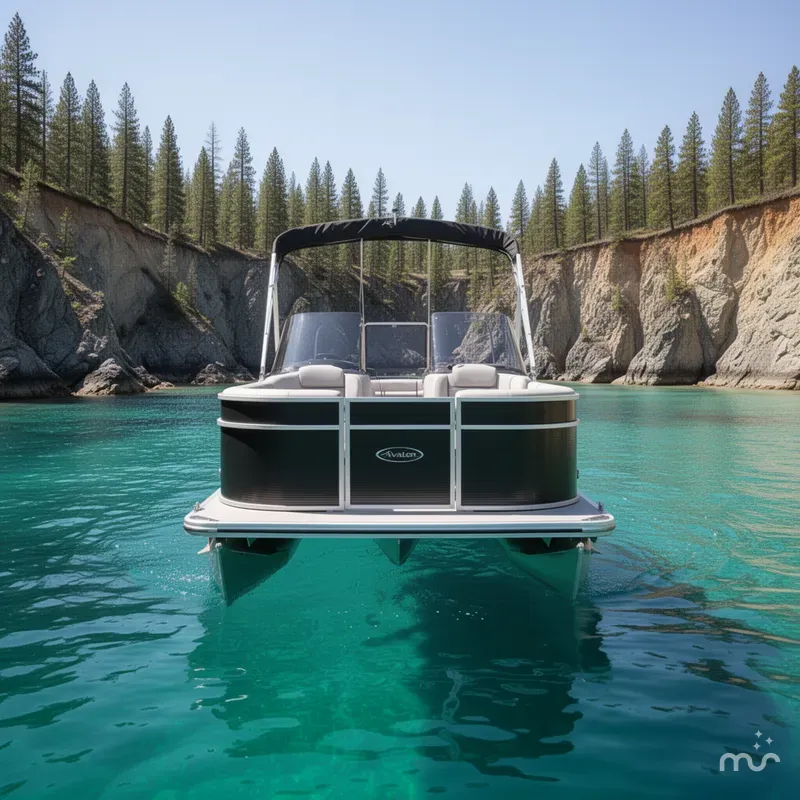 Slide: The Image of Avalon Catalina Quad Lounge Windshield 27 ft. 2023 - 3